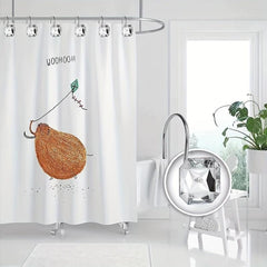 12pcs Square Acrylic Shower Curtain Hooks Bathroom Accessories