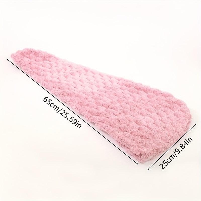 Coral Fleece Hair Towel Soft & Absorbent Hair Drying Cap