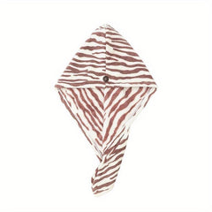 Animal Printed Hair Towel Soft Hair Drying Cap Lightweight Hair Wrap Towel