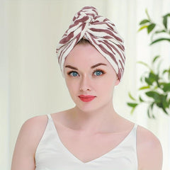 Animal Printed Hair Towel Soft Hair Drying Cap Lightweight Hair Wrap Towel