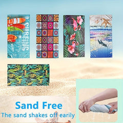 Microfiber Beach Towel Quick Drying Absorbent Sandproof Lightweight