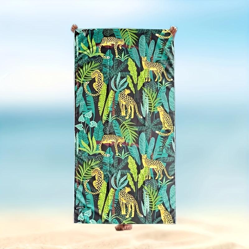 Microfiber Beach Towel Quick Drying Absorbent Sandproof Lightweight