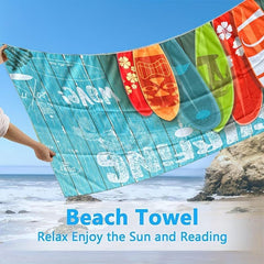 Microfiber Beach Towel Quick Drying Absorbent Sandproof Lightweight