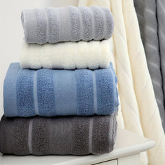 Soft Cotton Towel Set Quick Drying Absorbent Towels For Bathroom