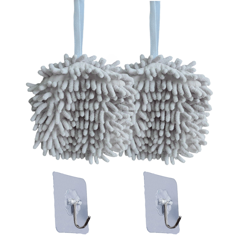 Chenille Fingertip Towel Hanging Towel Soft Absorbent Bathroom Supplies