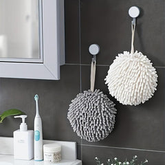Chenille Fingertip Towel Hanging Towel Soft Absorbent Bathroom Supplies