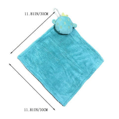 Coral Fleece Cactus Hand Towel Green Kitchen Absorbent Cloth