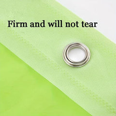 Green PEVA Waterproof Shower Curtain 180x180cm