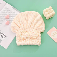 Microfiber Hair Towel Highly Absorbent Shower Cap
