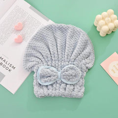 Microfiber Hair Towel Highly Absorbent Shower Cap