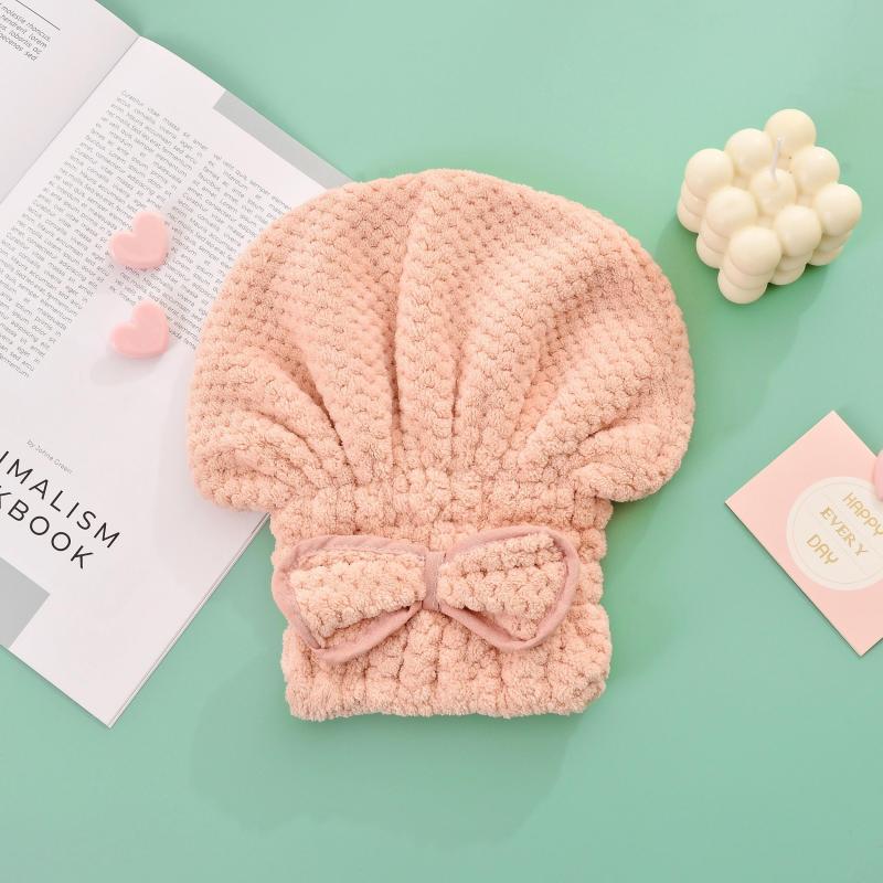 Microfiber Hair Towel Highly Absorbent Shower Cap