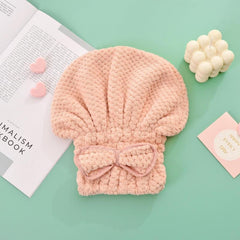 Microfiber Hair Towel Highly Absorbent Shower Cap