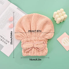 Microfiber Hair Towel Highly Absorbent Shower Cap