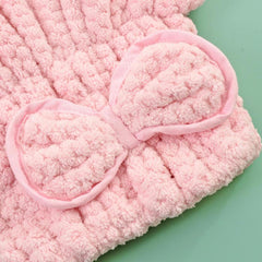 Microfiber Hair Towel Highly Absorbent Shower Cap