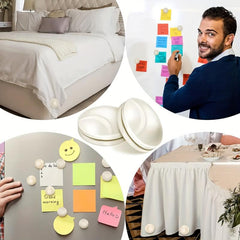 4pcs Silicone Coated Shower Curtain Weights Magnet