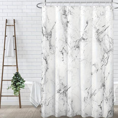 Marble Pattern Shower Curtain Waterproof & Mildew Proof