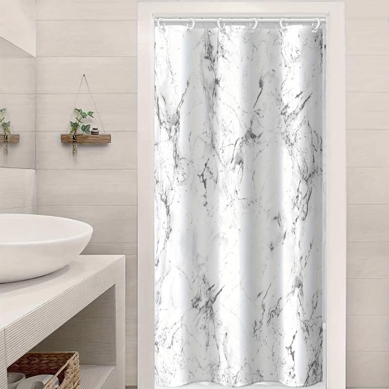Marble Pattern Shower Curtain Waterproof & Mildew Proof