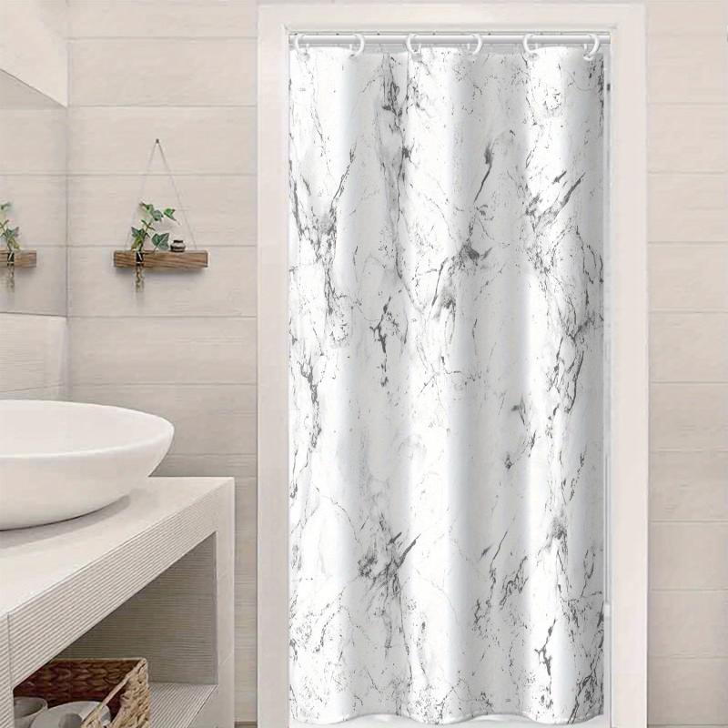 Marble Pattern Shower Curtain Waterproof & Mildew Proof