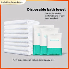 1pc Disposable Large Bath Towels for Travel Hotels Camping