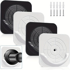 Non Punching Shower Curtain Rod Holder Self Adhesive Mounting Bracket