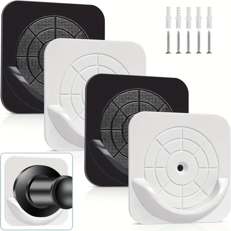 Non Punching Shower Curtain Rod Holder Self Adhesive Mounting Bracket
