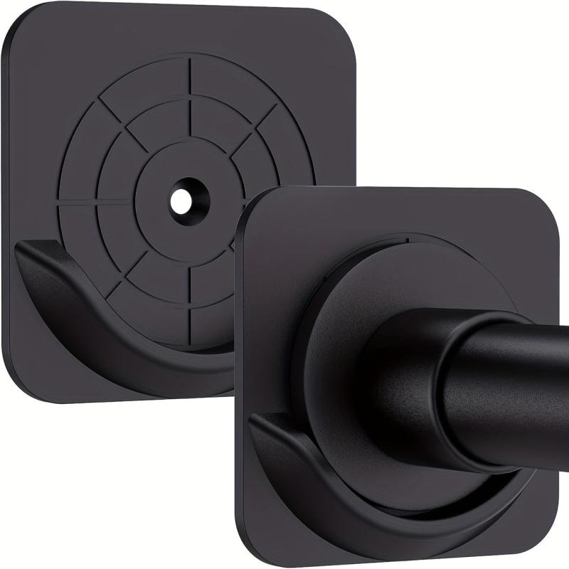 Non Punching Shower Curtain Rod Holder Self Adhesive Mounting Bracket