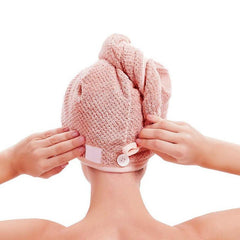 Soft Hair Drying Cap - Absorbent Hair Wrap Towel