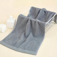 3pcs Solid Cotton Hand Towel Soft Skin-friendly Face Towel