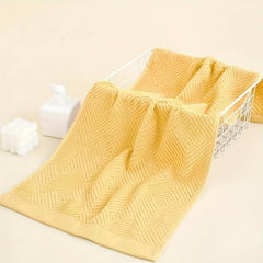 3pcs Solid Cotton Hand Towel Soft Skin-friendly Face Towel