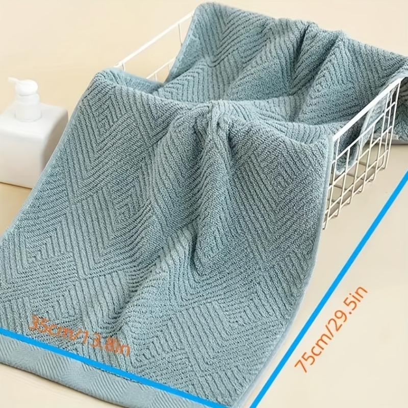 3pcs Solid Cotton Hand Towel Soft Skin-friendly Face Towel