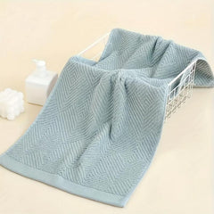 3pcs Solid Cotton Hand Towel Soft Skin-friendly Face Towel