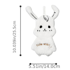 Rabbit Fingertip Towel Coral Fleece Quick-drying Handkerchief