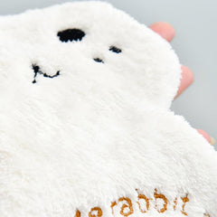 Rabbit Fingertip Towel Coral Fleece Quick-drying Handkerchief