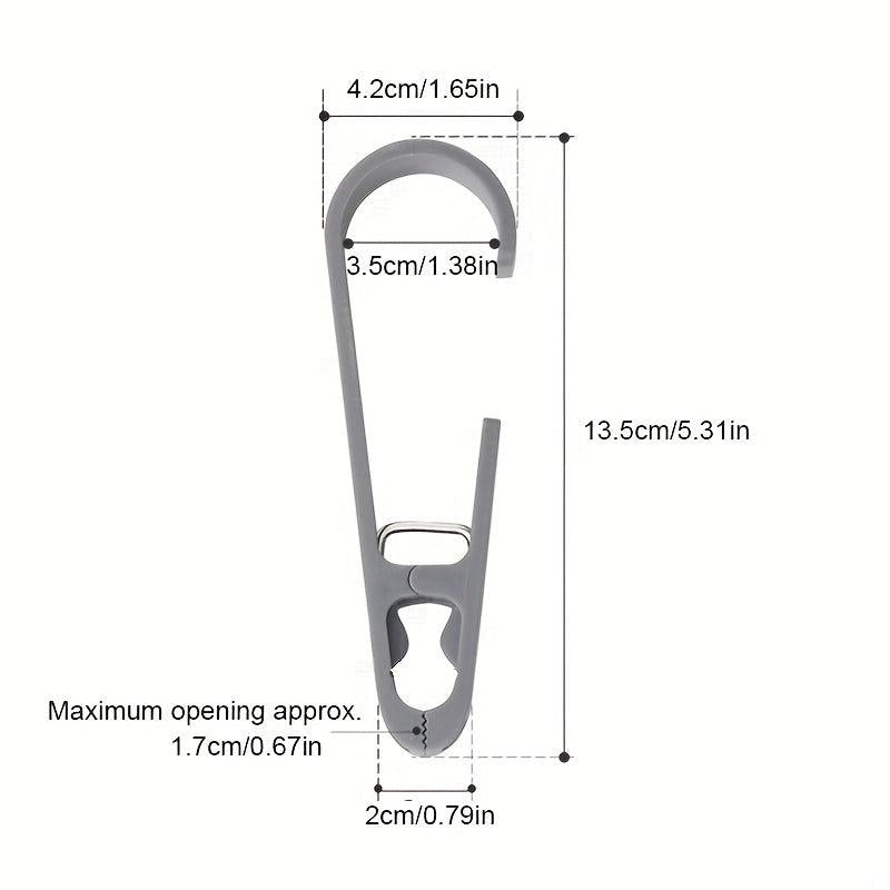 Bathroom Hook Curtain Clothes Clips Multifunctional Clip