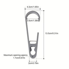Bathroom Hook Curtain Clothes Clips Multifunctional Clip
