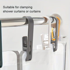 Bathroom Hook Curtain Clothes Clips Multifunctional Clip