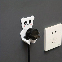 Cartoon Wall Mounted Plug Wire Holder