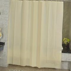 Waterproof Fabric Shower Curtain with Grommet Hooks