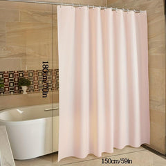 Waterproof Fabric Shower Curtain with Grommet Hooks