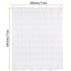 Clear Shower Curtain Waterproof Mildew Proof Bath Curtain Bathroom Decor