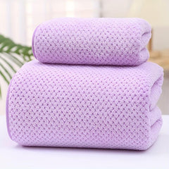 Soft Towel Set Quick Drying Absorbent Towels For Bathroom