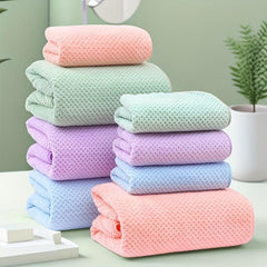 Soft Towel Set Quick Drying Absorbent Towels For Bathroom