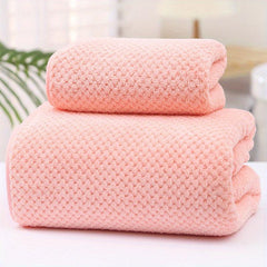 Soft Towel Set Quick Drying Absorbent Towels For Bathroom