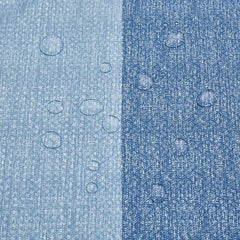 Navy Waffle Bath Curtain Waterproof Shower Curtain 72'' x 72''