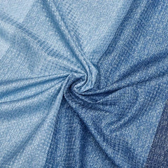 Navy Waffle Bath Curtain Waterproof Shower Curtain 72'' x 72''