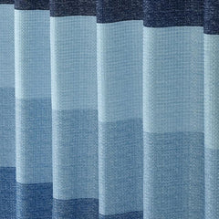 Navy Waffle Bath Curtain Waterproof Shower Curtain 72'' x 72''