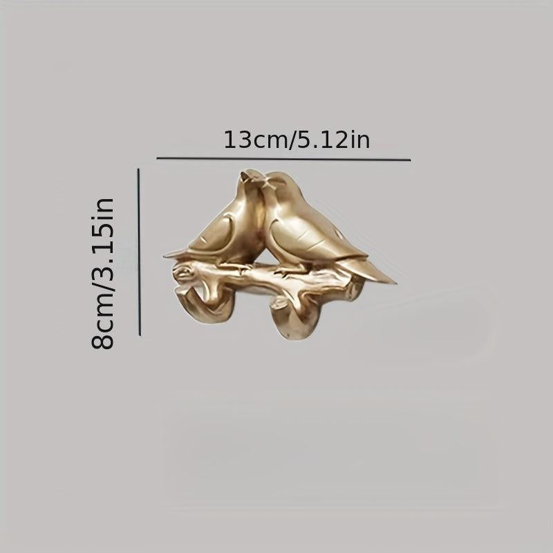 Bird Hook Wall Mounted Hook Decorative Hanger for Bathroom Bedroom Home