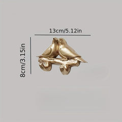 Bird Hook Wall Mounted Hook Decorative Hanger for Bathroom Bedroom Home