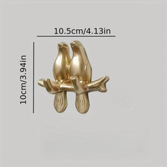 Bird Hook Wall Mounted Hook Decorative Hanger for Bathroom Bedroom Home