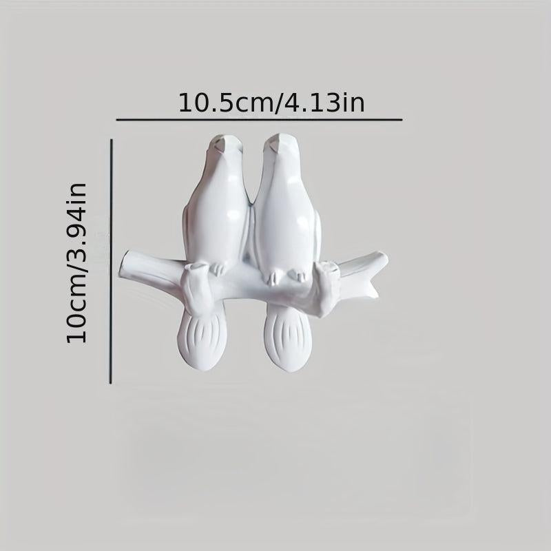 Bird Hook Wall Mounted Hook Decorative Hanger for Bathroom Bedroom Home